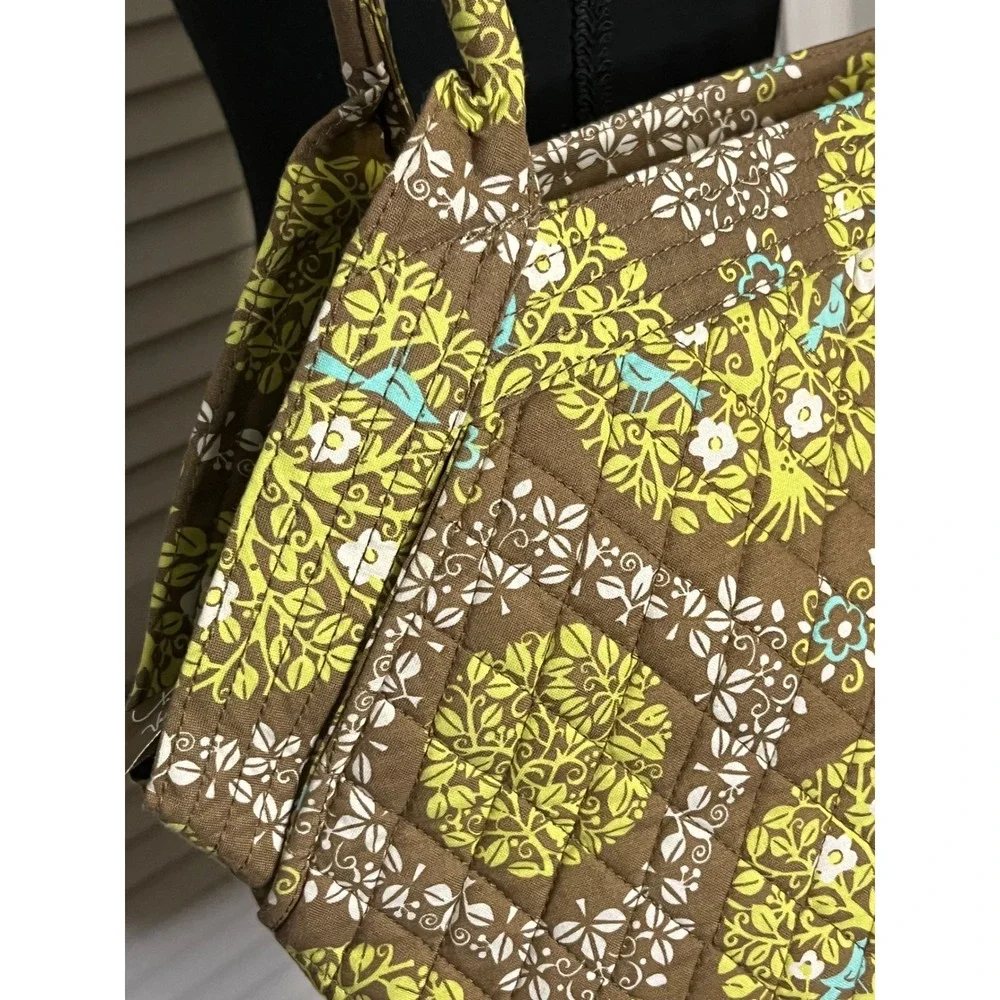 Vera Bradley Bluebird Sittin In A Tree Purse Shoulder Bag Cotton Purse‎ Quilted